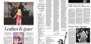 Dolly Parton on C1 of the Washington Post